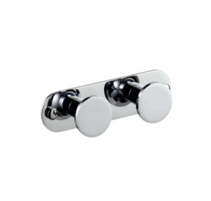 PERCHA DOBLE CROMO