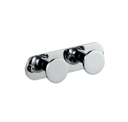 PERCHA DOBLE CROMO
