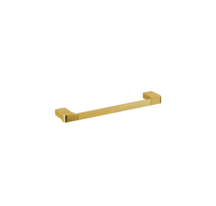 TOALLERO BARRA 35 CM DUAL FIX ORO CEPILLADO