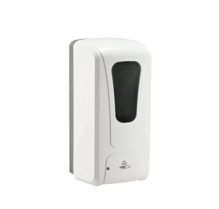 DOSIFICADOR PARED AUTOMÁTICO 1000 ML DOBLE DESINFECCIÓN BLANCO