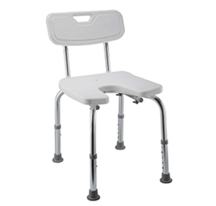 ASIENTO DUCHA ALUMINIO PULIDO MATE