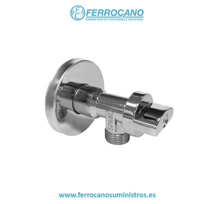 LLAVE REGULACION STANDARD AMERICA 1/2"-3/8" CROMO 40232