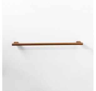 TOALLERO BARRA 60 CM DUAL FIX BRONCE CEPILLADO