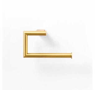 TOALLERO ANILLA DUAL FIX ORO CEPILLADO