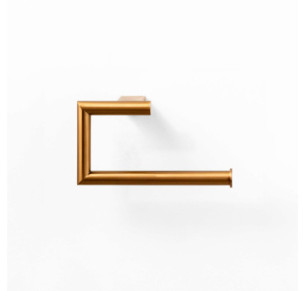 TOALLERO ANILLA DUAL FIX BRONCE CEPILLADO