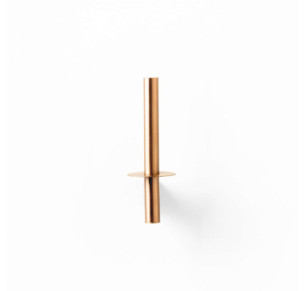 PORTARROLLOS VERTICAL DUAL FIX BRONCE CEPILLADO