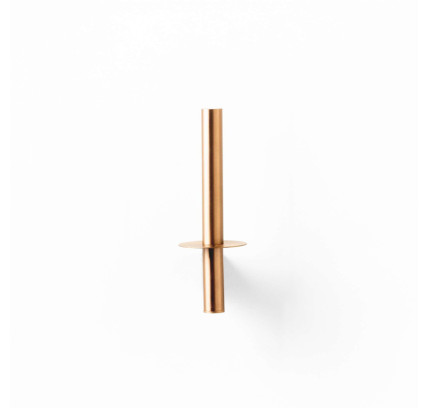 PORTARROLLOS VERTICAL DUAL FIX BRONCE CEPILLADO