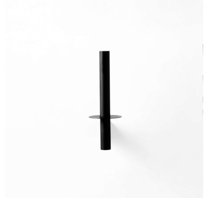 PORTARROLLOS VERTICAL DUAL FIX NEGRO MATE