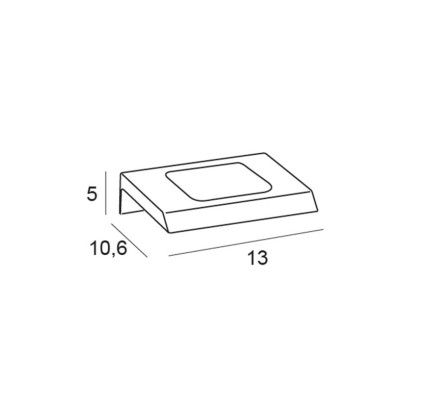 JABONERA PARED CROMO