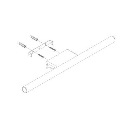 APLIQUE LED 500MM REDONDO CROMO