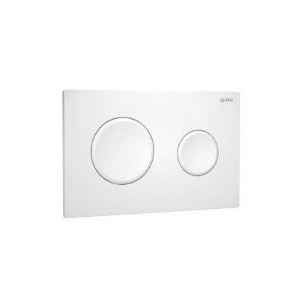 PULSADOR PLACA CISTERNA GALA EON 1 DOBLE DESCARGA BLANCO 5056701