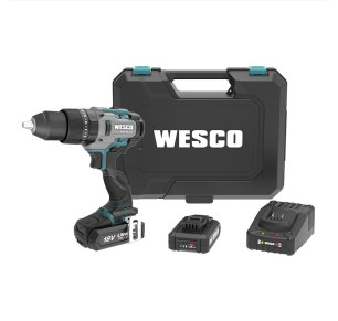 TALADRO PERCUTOR WESCO 18V 140NM + CARGADOR + BATERÍA 4.0AH