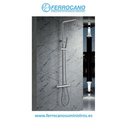 COLUMNA DUCHA MONOMANDO IMEX LINE CROMO