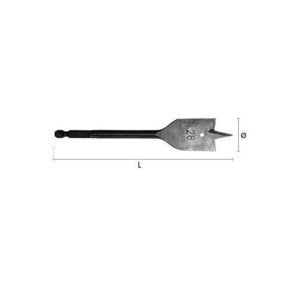 BROCA MADERA PLANA 22MM 1303