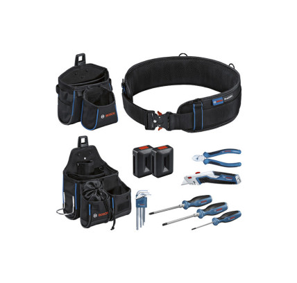 SET CINTURON BOSCH + BOLSAS + HERRAMIENTAS
