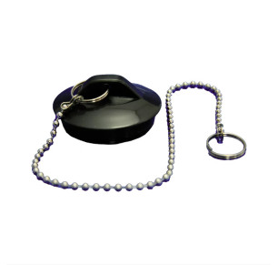 TAPON VALVULA GOMA CON CADENA TECNOAGUA T-501 50905