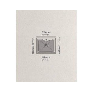 FREGADOR POALGI CITY 320 1S 61X50 PERGAMON MATE SOFT