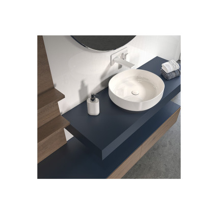 LAVABO SOBRE ENCIMERA FERCOM DUERO Ø 45 BLANCO 74756