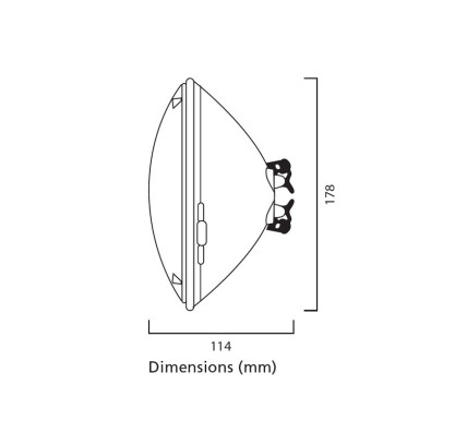 PROYECTOR PISCINA SYLVANIA S/NICHO 300W SIN CABLE 9061532