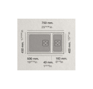 FREGADOR POALGI ZIE 70 1S 1/2S BLANCO BRILLO GLOSS