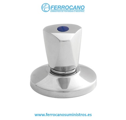 MANDO LLAVE KANSAS POMO TRIANGULAR CROMO 35191