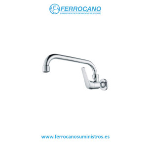 MONOMANDO FREGADOR GIRATORIO PARED KALLA ONE 1 AGUA CROMO 24600