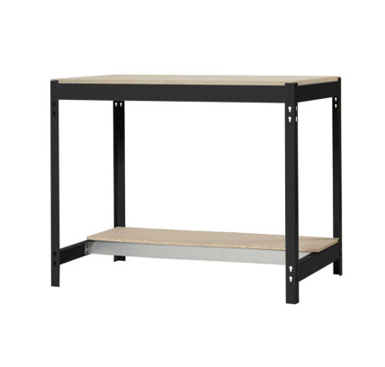 BANCO TRABAJO SIMON RACK SIMONWORK BT0 1200x600 ANTRACITA/MADERA