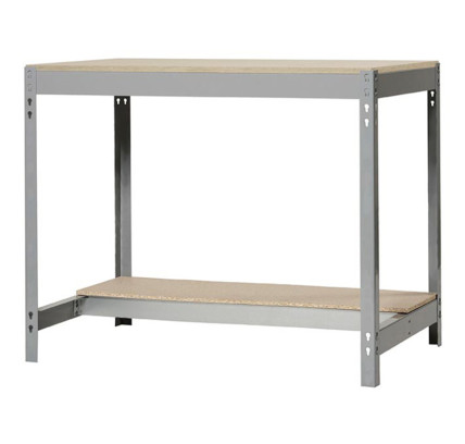 BANCO TRABAJO SIMON RACK SIMONWORK BT0 1200x600 GRIS/MADERA
