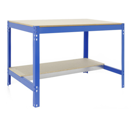 BANCO TRABAJO SIMON RACK SIMONWORK BT0 900x600 AZUL/MADERA