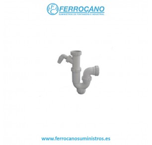 SIFON CURVO TECNOAGUA T-31T 1 1/2' (S-73) 50060