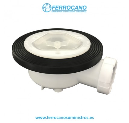 VALVULA DUCHA GRAN CAUDAL TECNOAGUA T-78TS Ø 115 SIFONICA/REGISTRABLE S/EMBELLECEDOR 50328
