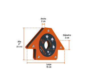 ESCUADRA MAGNETICA TRUPER SOLDAR 4' 100MM 15407