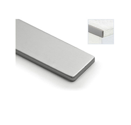 TAPA ENCIMERA 2R 30MM PLATA MATE