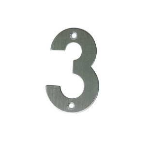 NUMERO '3' AMIG INOX 10CM