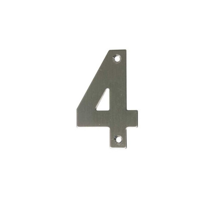 NUMERO '4' AMIG INOX 10CM