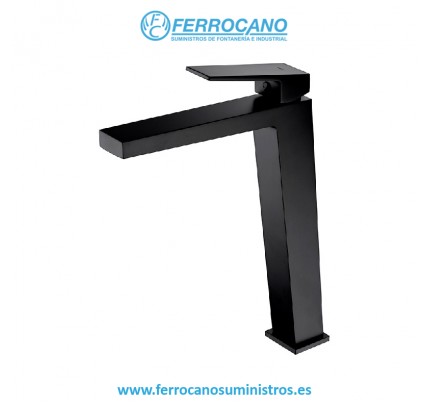 MONOMANDO LAVABO IMEX ART ALTO NEGRO MATE BDAR025-3NG