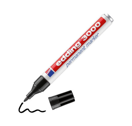 ROTULADOR EDDING 3000 PERMANENTE NEGRO