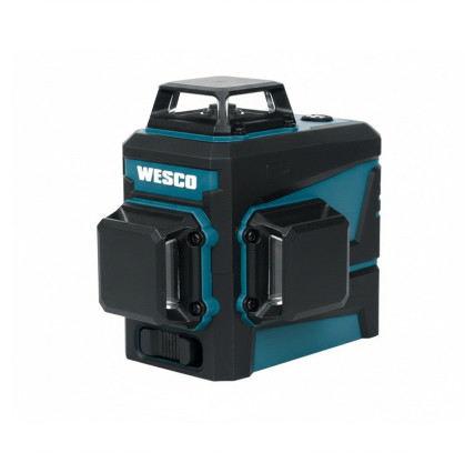 NIVEL LASER WESCO 3D VERDE 12 LINEAS 3,7V