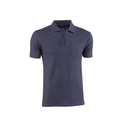 POLO MANGA CORTA INDUSTRIAL JUBA AZUL MARINO 604