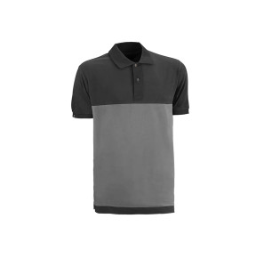 POLO MANGA CORTA FENIX JUBA GRIS/NEGRO FXC68GK