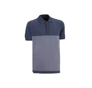 POLO MANGA CORTA FENIX JUBA GRIS/AZUL FXC68GB