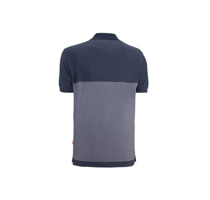 POLO MANGA CORTA FENIX JUBA GRIS/AZUL FXC68GB