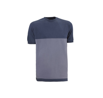 CAMISETA MANGA CORTA FENIX JUBA GRIS/AZUL FCX63GB