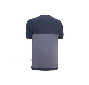 CAMISETA MANGA CORTA FENIX JUBA GRIS/AZUL FCX63GB