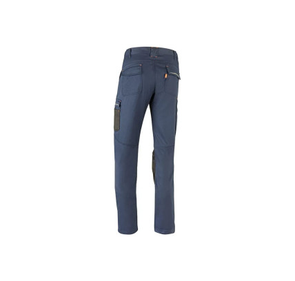 PANTALON LABORAL MULTIBOLSILLO JUBA KINETIC MARINO FX155DN