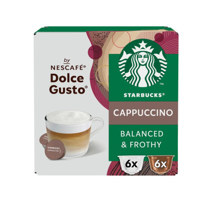CAPSULAS DOLCE GUSTO STARBUCKS CAPPUCCINO (12 CAP)