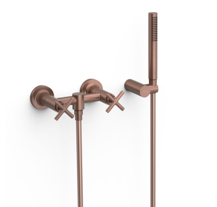 GRIFO BIMANDO MURAL PARA DUCHA TRES MONT BLANC VOLCANIC 28316301VO