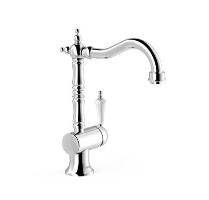 GRIFO MONOMANDO CON MANETA LATERAL PARA LAVABO TRES CLASIC CROMO 24210801