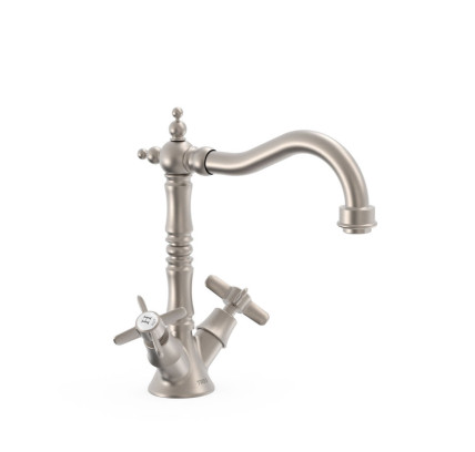 GRIFO BIMANDO PARA LAVABO TRES CLASIC ACERO 24210902AC