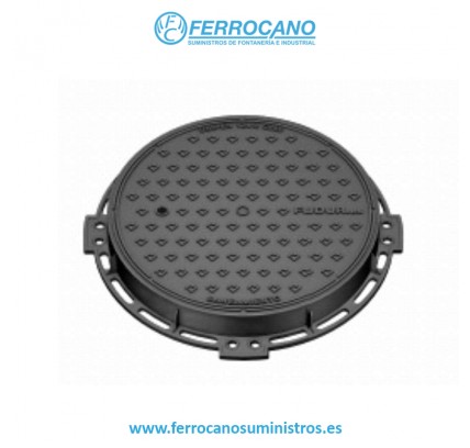 TAPA ARQUETA DUCTIL CIRCULAR 600 BASIC C-250